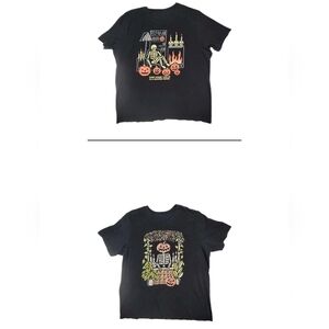 Wicked Clothes Lot Of 2 Retired Skeleton T-shirts Size 2XL Unisex Whimsygoth